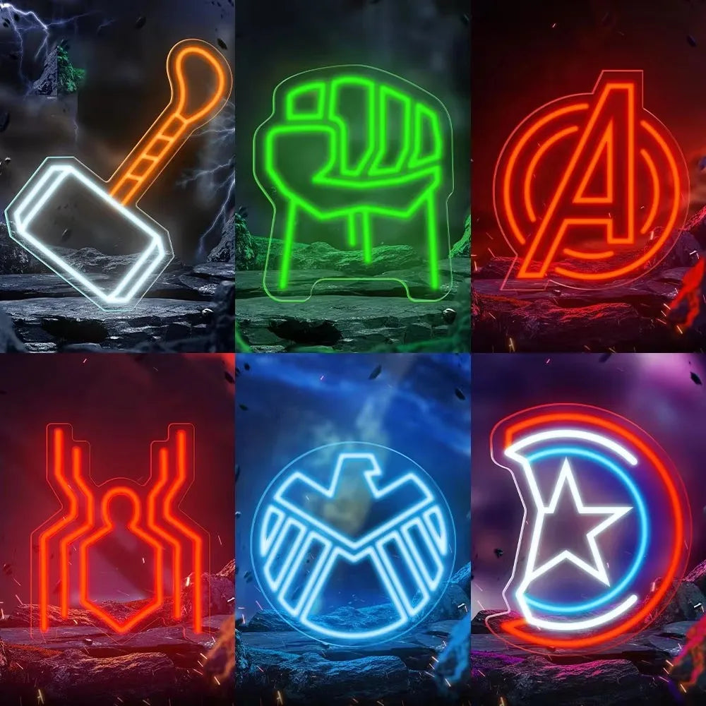 Luminária Vingadores LED
