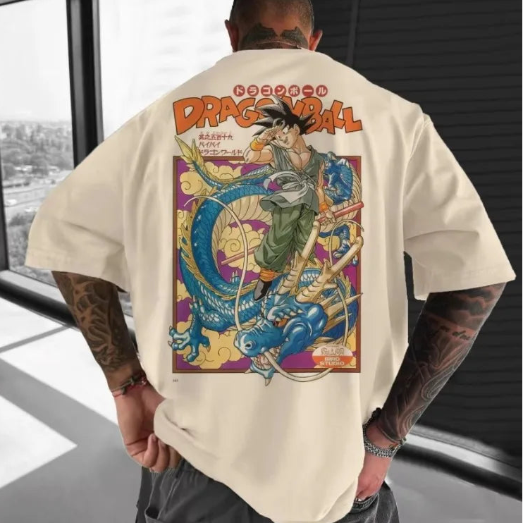 Camiseta Dragon Ball Oversized